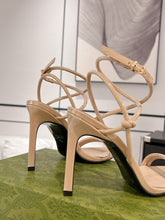 GG 105 STRAPPY SANDAL BEIGE CALFSKIN